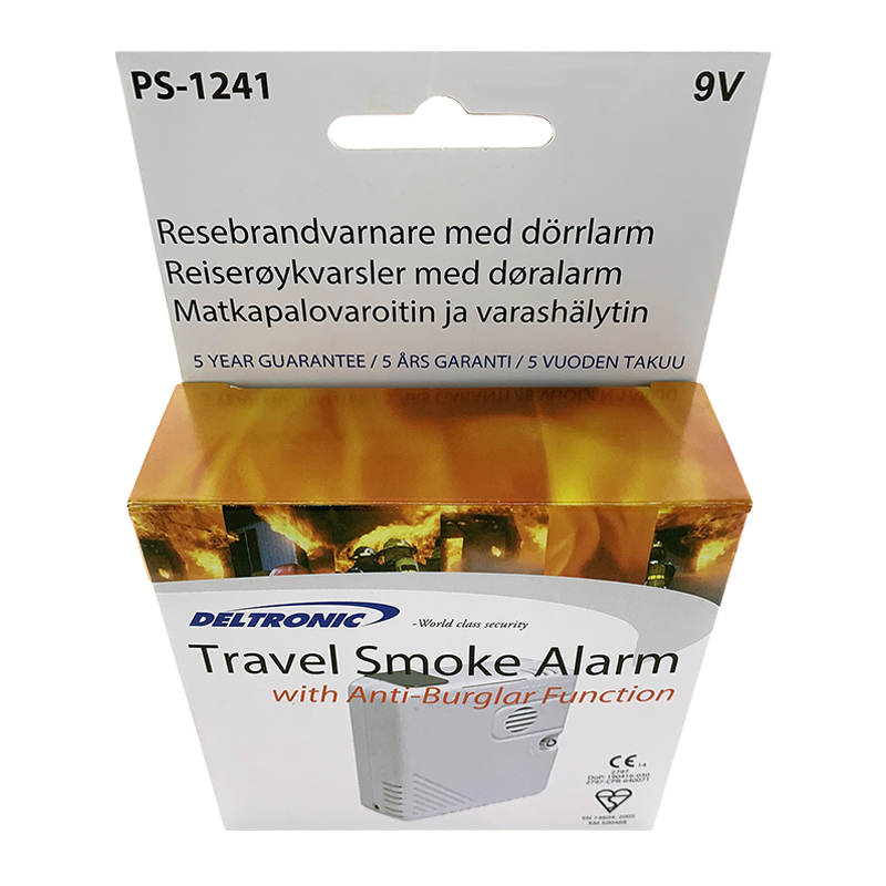 Förpackning PS1241 brand och reselarm